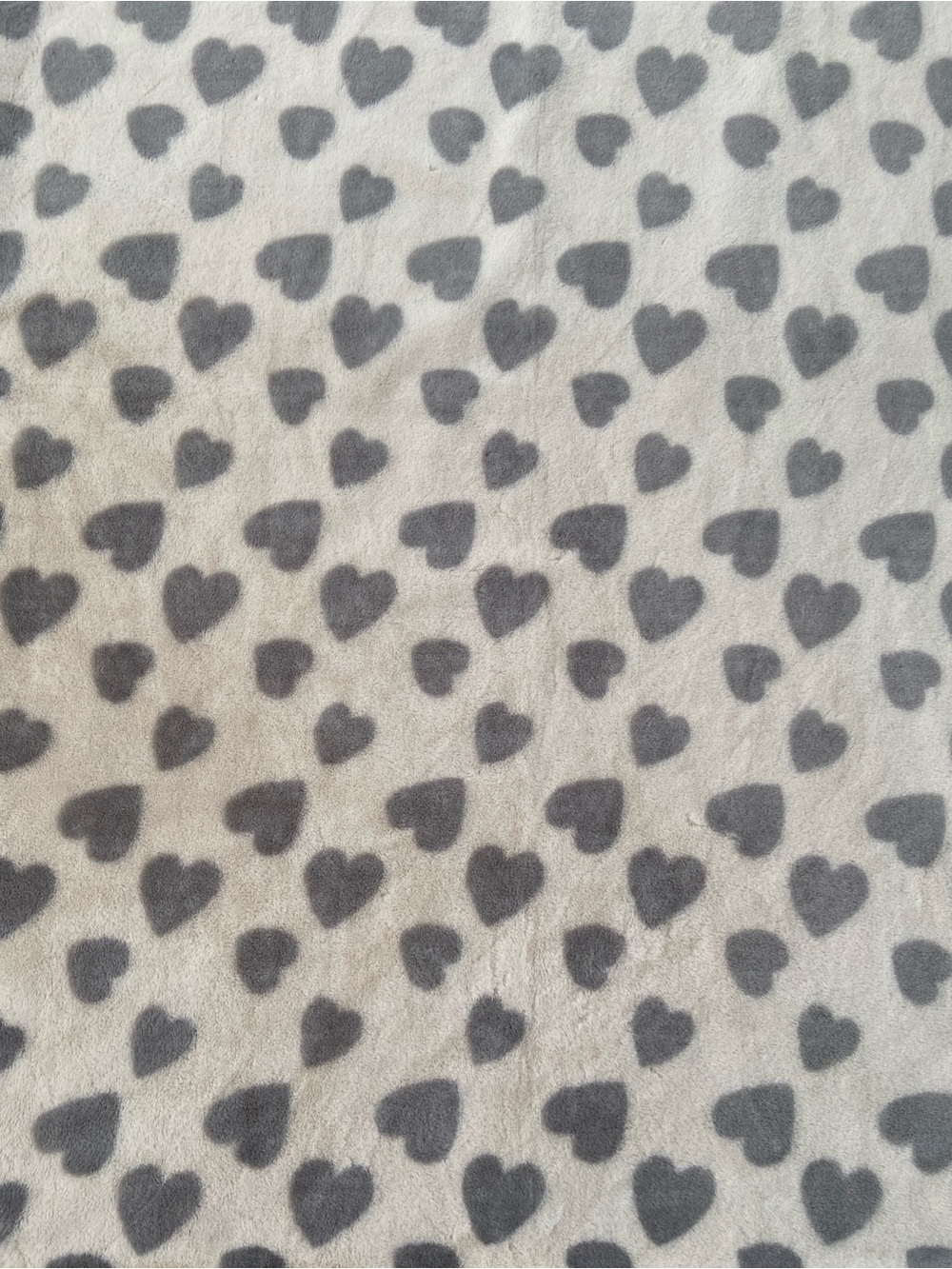 HTF Rachel Zoe Faux Fur Heart Patterned Throw Blanket Valentines Day - Picture 3 of 13